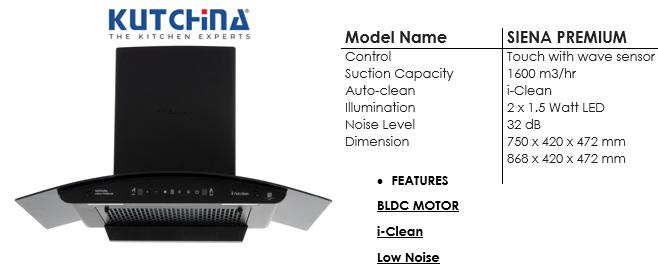 Kutchina Chimney Siena 90 Premium