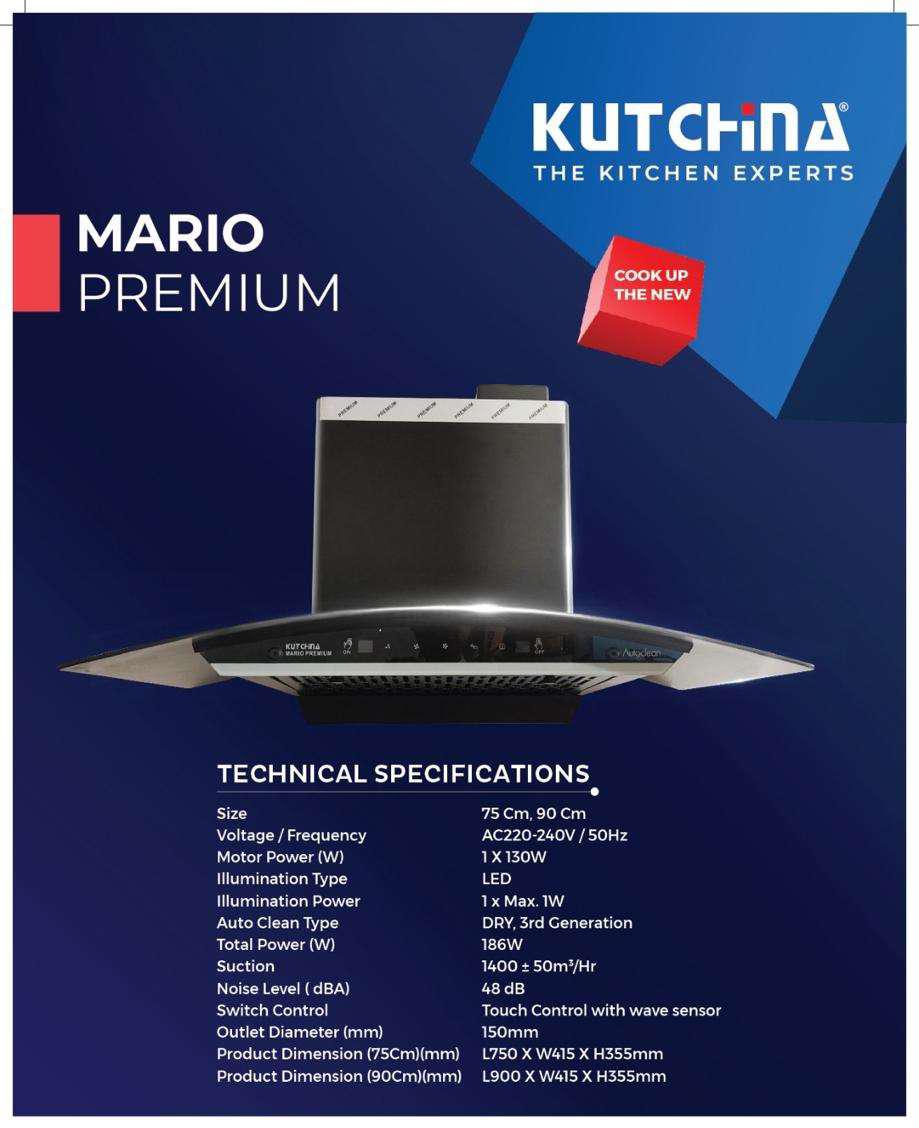 Kutchina Chimney Mario 75 Premium